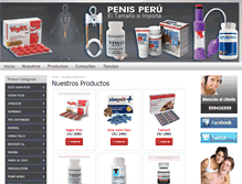 Tablet Screenshot of penisperu.com